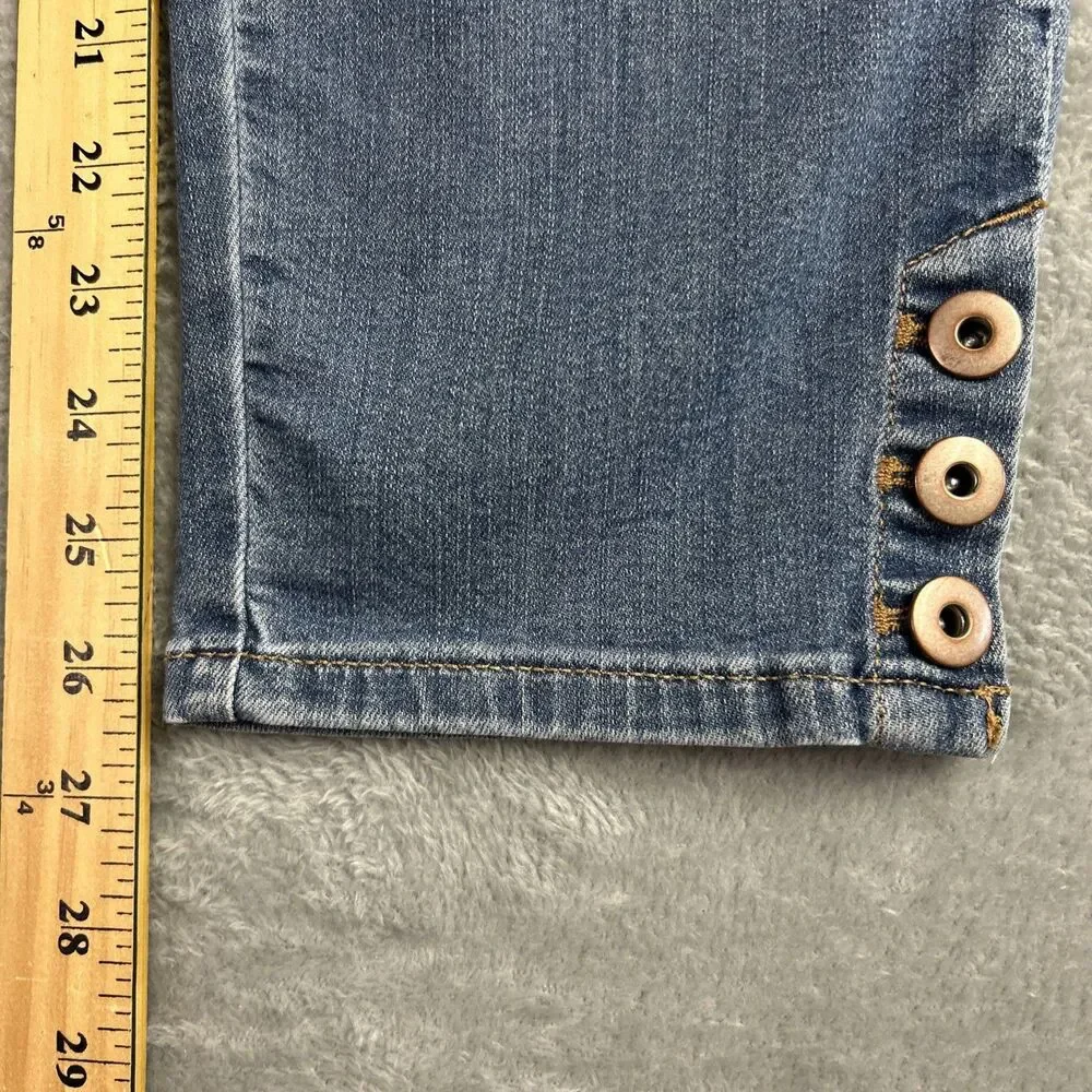 J. Jill Denim Womens Jeans Authentic Fit Slim Ankle Sz. 12 Mid Rise Stretch